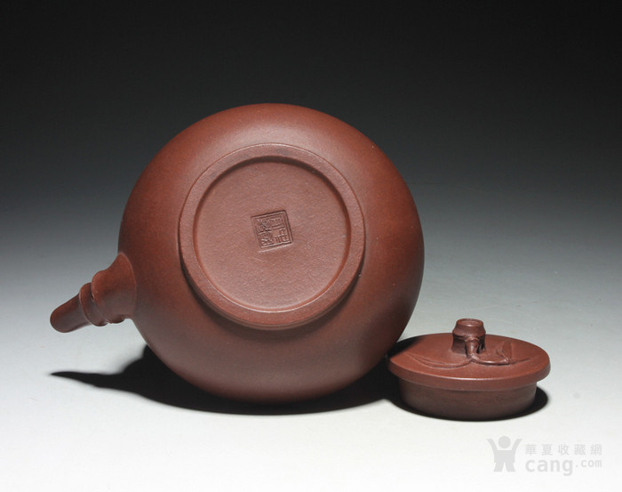 宜兴紫砂一厂手工老茶壶 李建芳 小竹节提梁壶 200cc