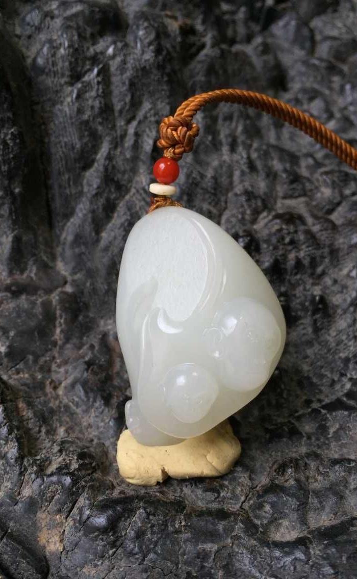 苏州名家 牛石作品 一级白籽玉 一夜封侯_苏州