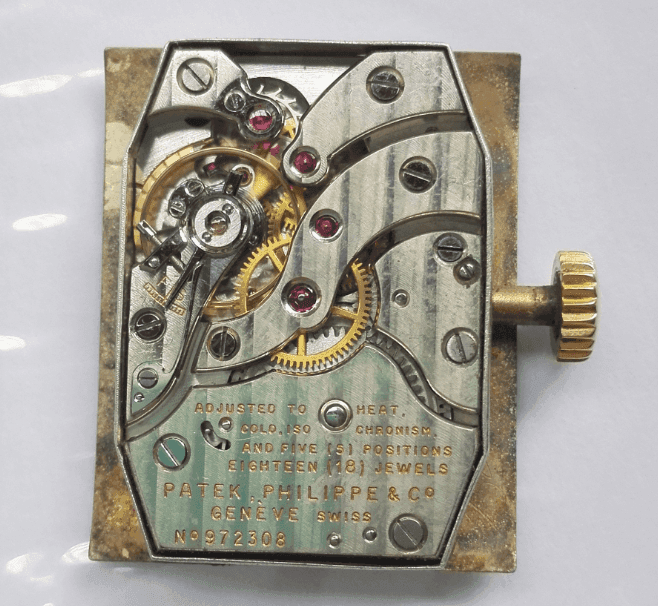 百达翡丽 18K玫瑰金 方型机械上链腕表 已鉴定