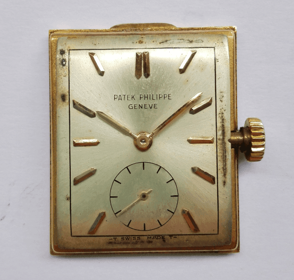 百达翡丽 18K玫瑰金 方型机械上链腕表 已鉴定