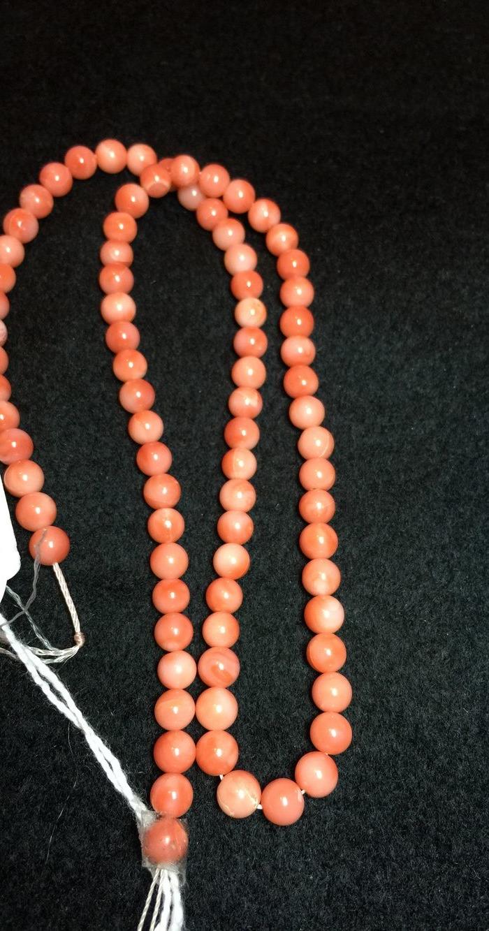 纯天然深海孩儿面红珊瑚链17.3克(D16930225