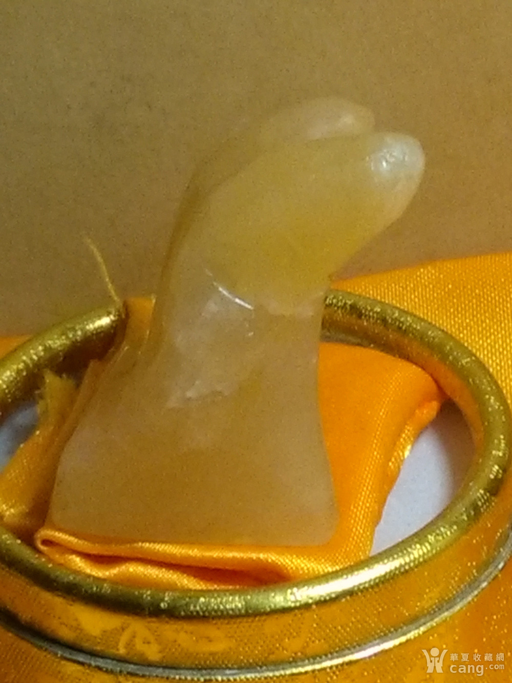 帝石寿山田黄带皮指日可待素面闲章