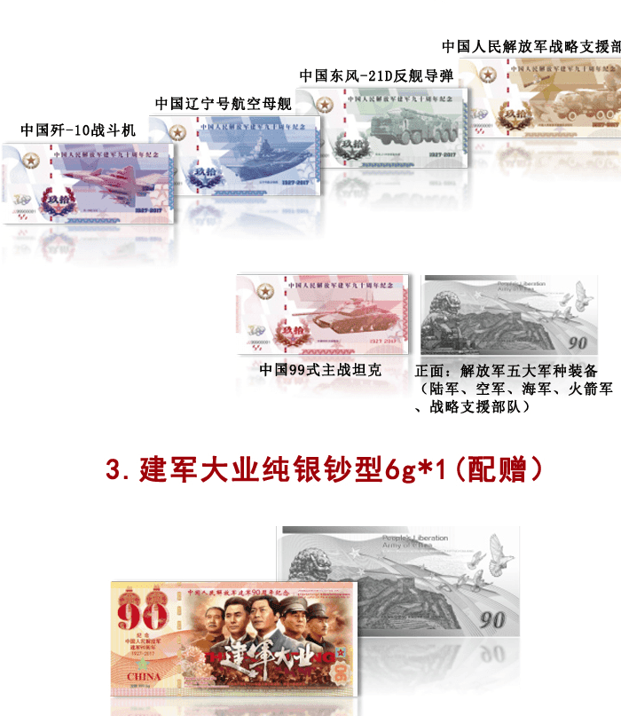 中国人民建军九十周年足银纪念章 二十五国开