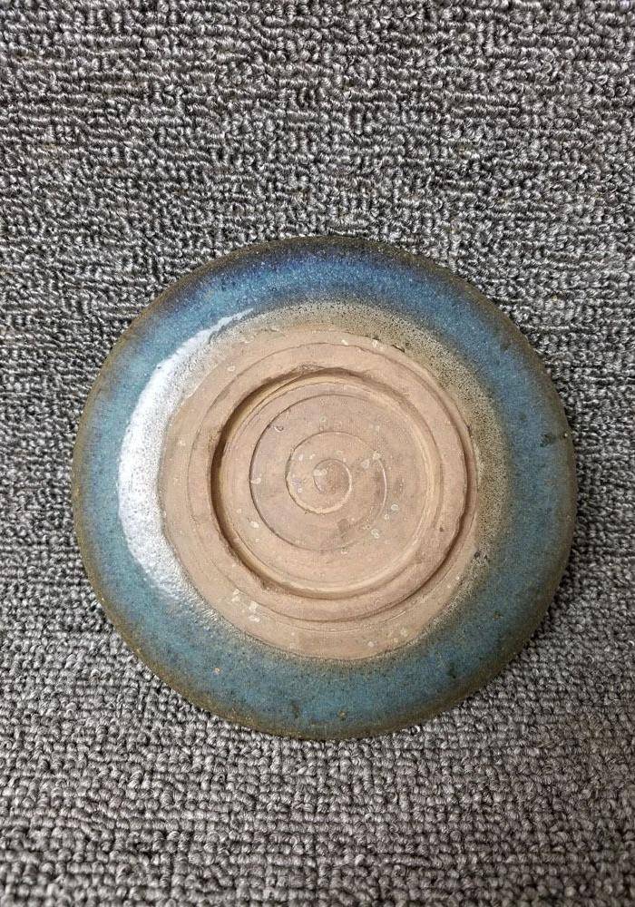 *元代钧窑窑变盘子老瓷器瓷器老城瓷古董老货包真图片