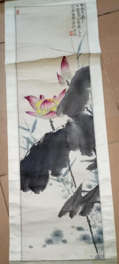 当代著名国画大师何海霞花鸟画立轴