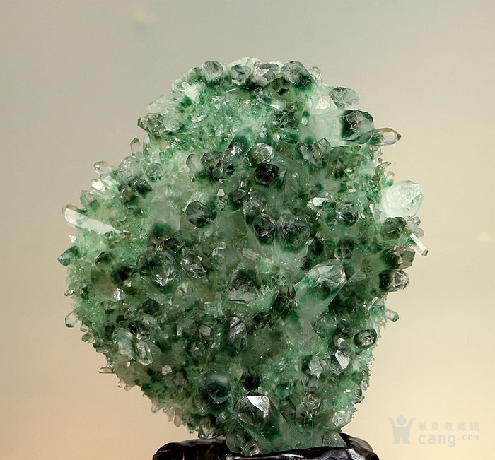 矿物晶体奇石头原石大型 绿幽灵水晶原石 水晶 矿石摆件收藏品