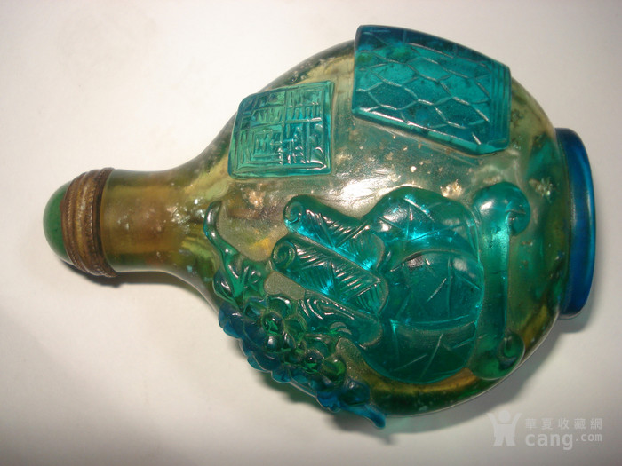 老琉璃鼻烟壶