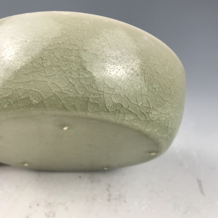 华夏古玩城 瓷器 高古 > 宋瓷 临汝窑冰裂青瓷笔洗  年代:宋代 艺术