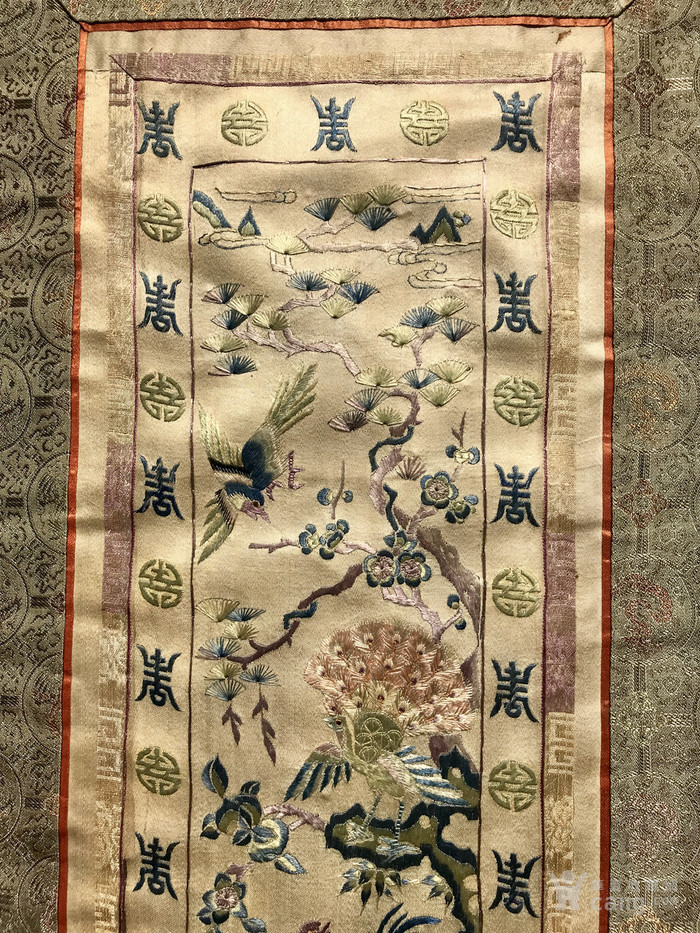 清代 绣品 一件,不议价.