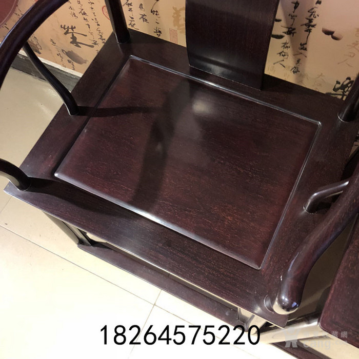 小叶紫檀家具古典家具明清家具紫檀老料新作椅子官帽椅太师椅会所