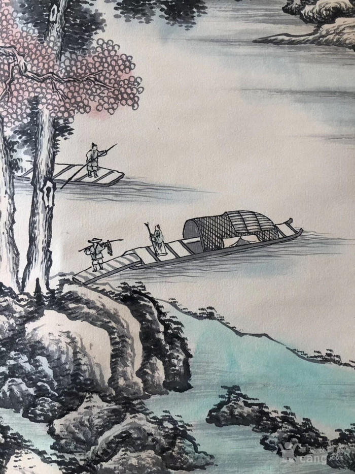 陈少梅四尺立轴山水画