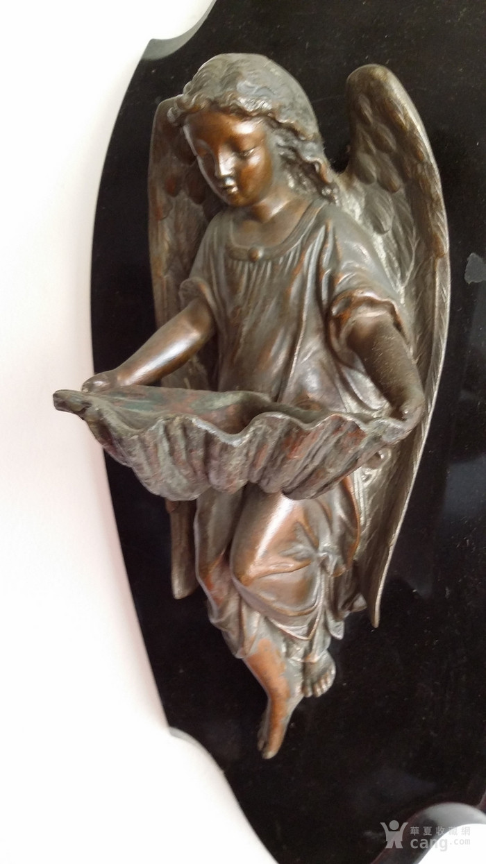 18世纪巴洛克风格西洋教堂铜雕塑 虔诚的天使 一件