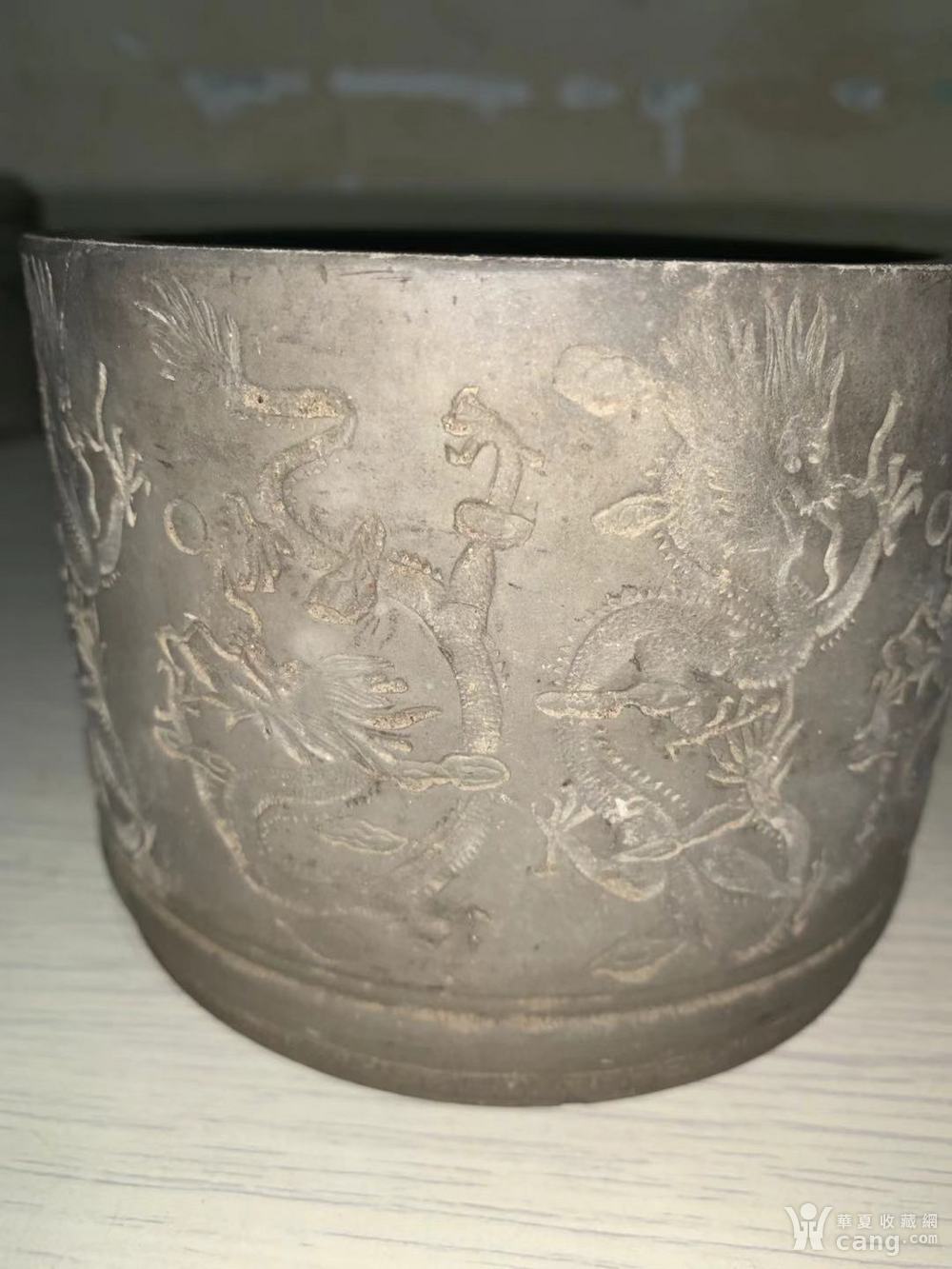 苏州《蒋泉林》官窑制九龙纹蟋蟀盆