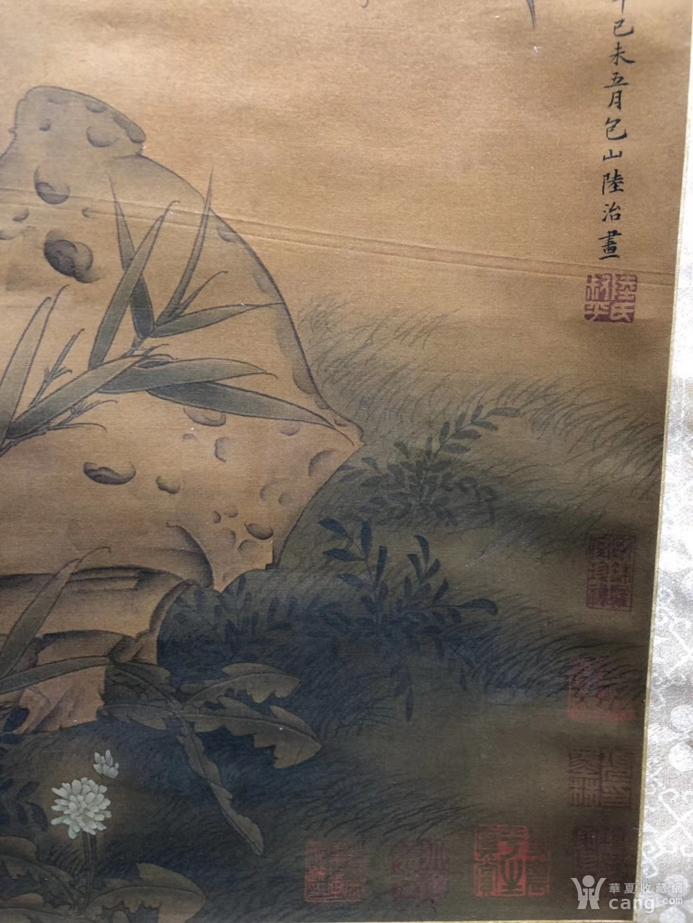 明画家 陆治花鸟一副