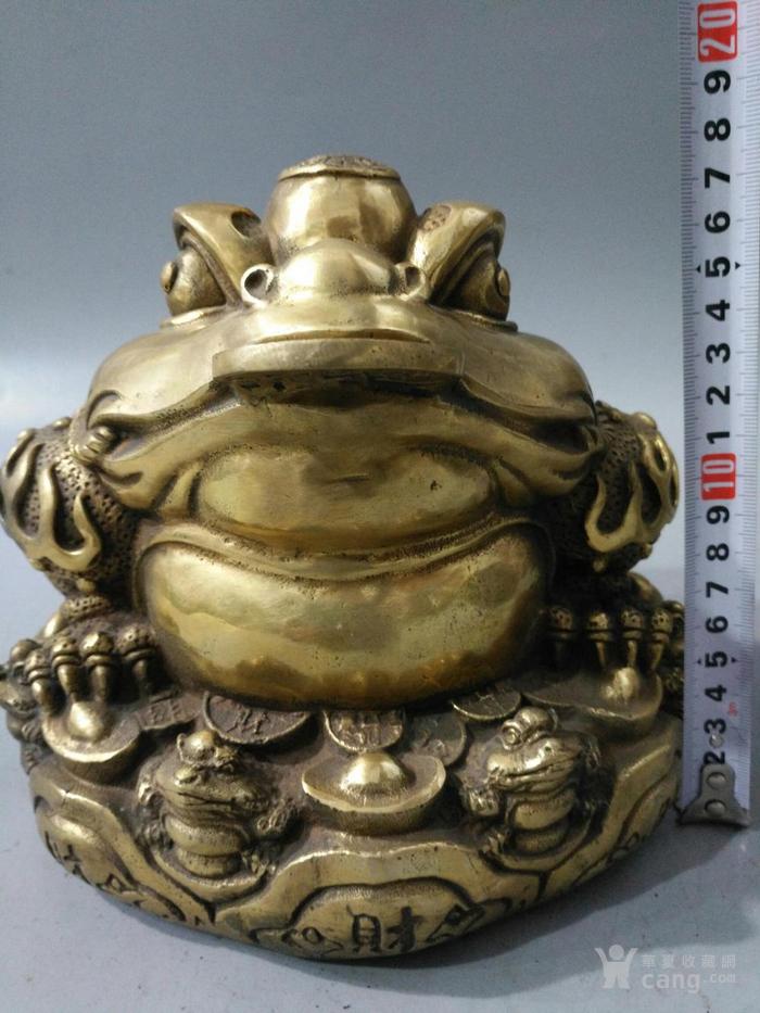 铜鎏金 金蟾 一件