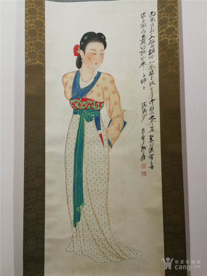 张大千仕女图