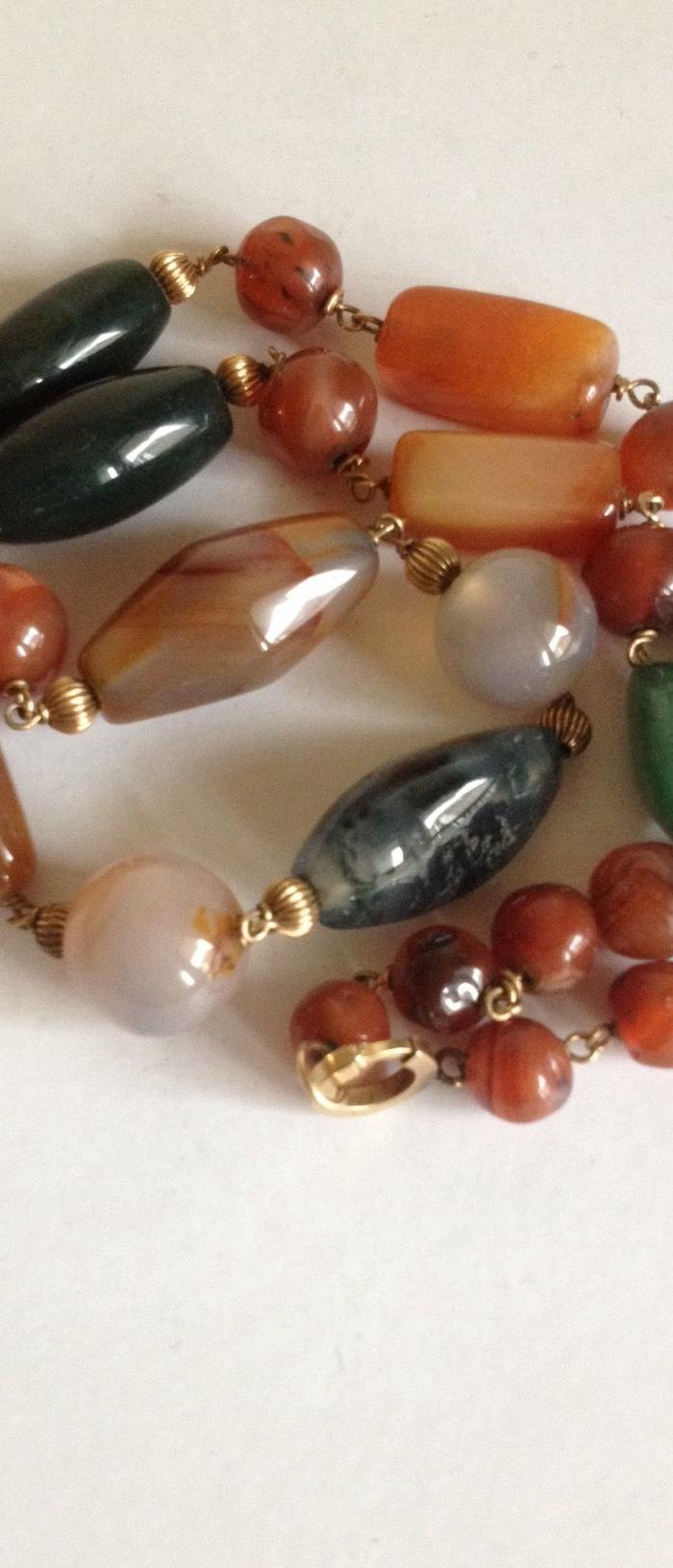 5579 多色玛瑙项链