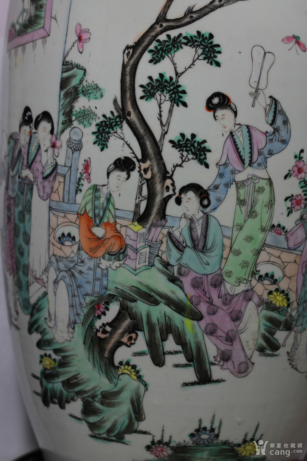 民国名家黄子珍粉彩仕女300件嫁妆瓶-全品