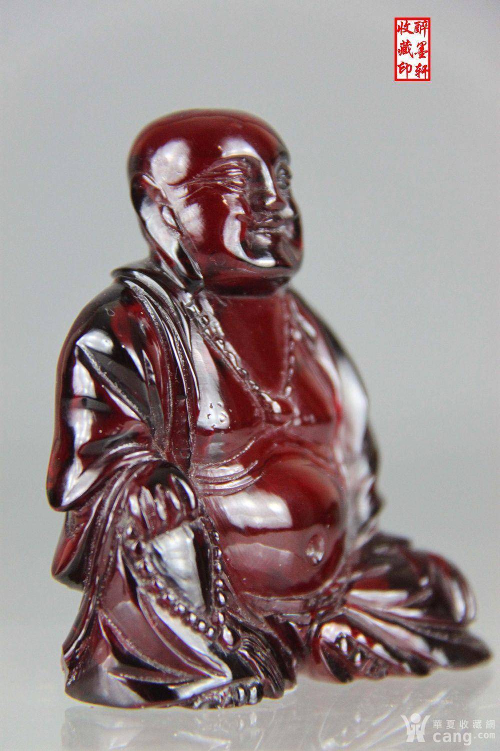 老血珀雕弥勒佛摆件