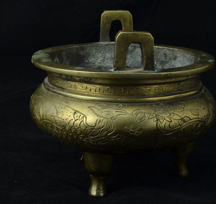 清 铜香炉_华夏古玩城_华夏收藏网