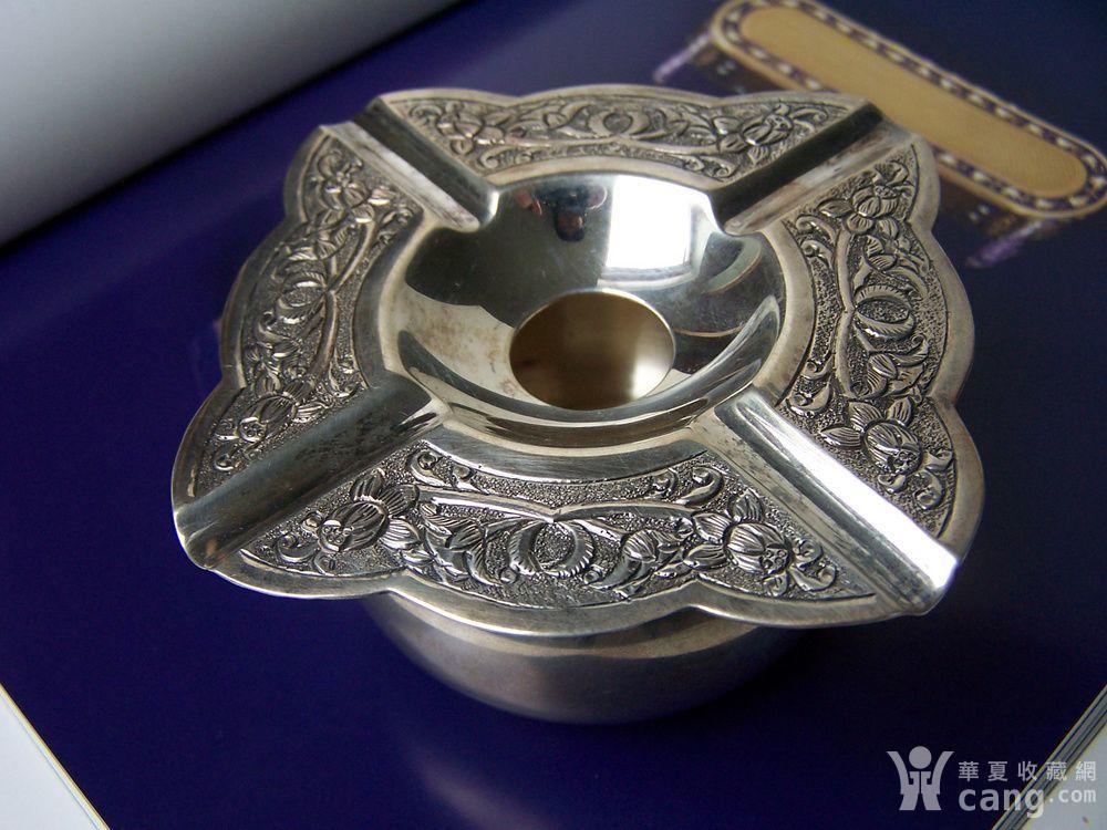 回流民国纯银烟灰缸