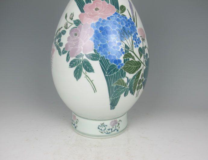 清代 醴陵釉下五彩花卉玉壶春瓶