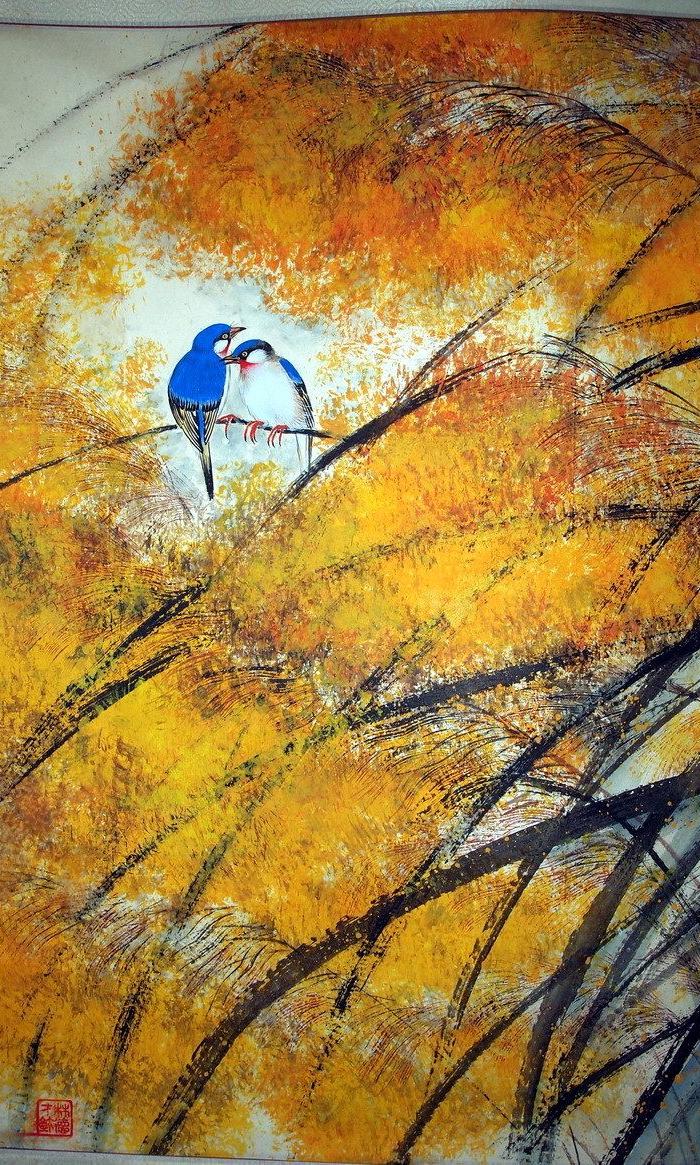 当代--林德才--花鸟