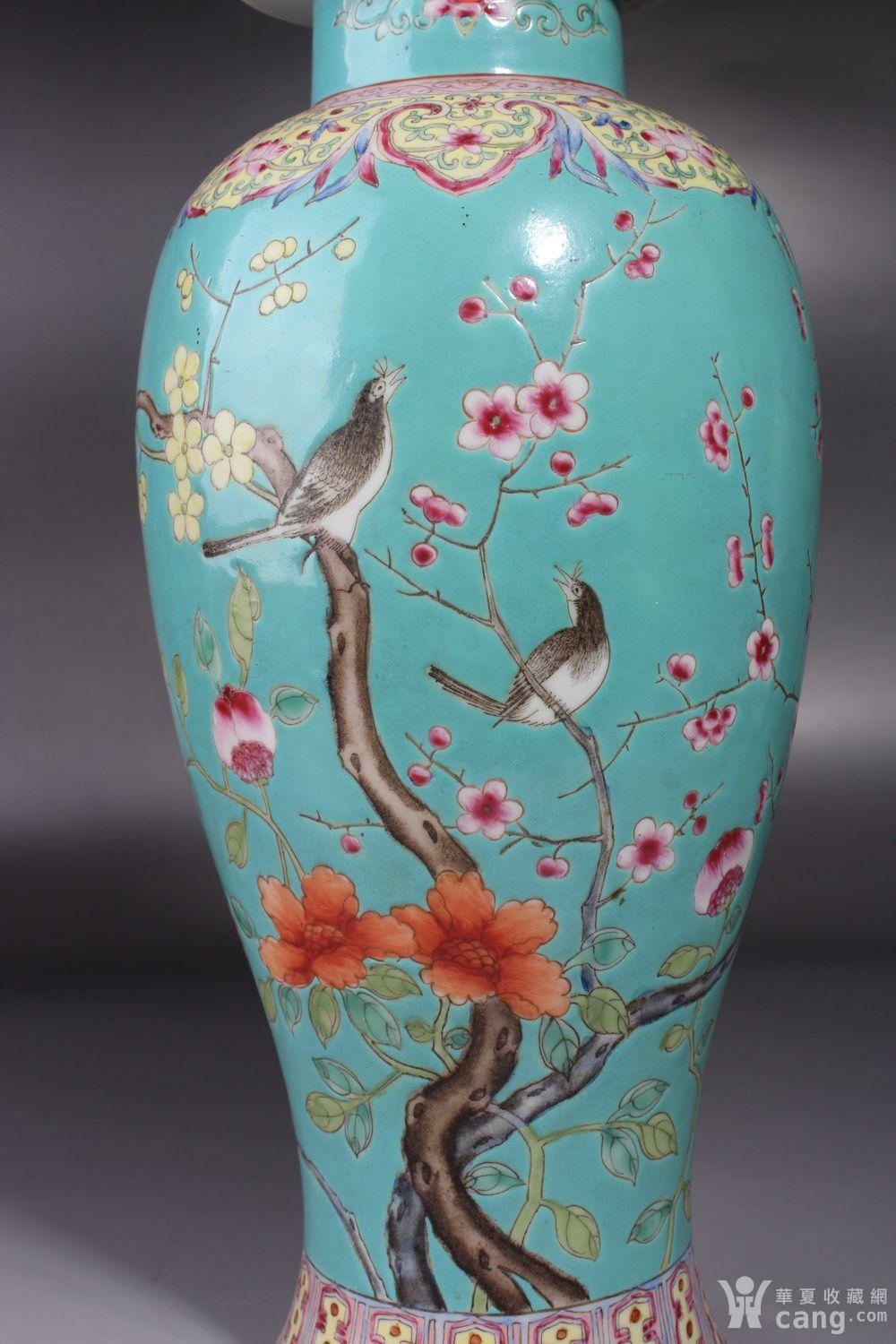 民国 仿大雅斋喜上眉梢梅瓶