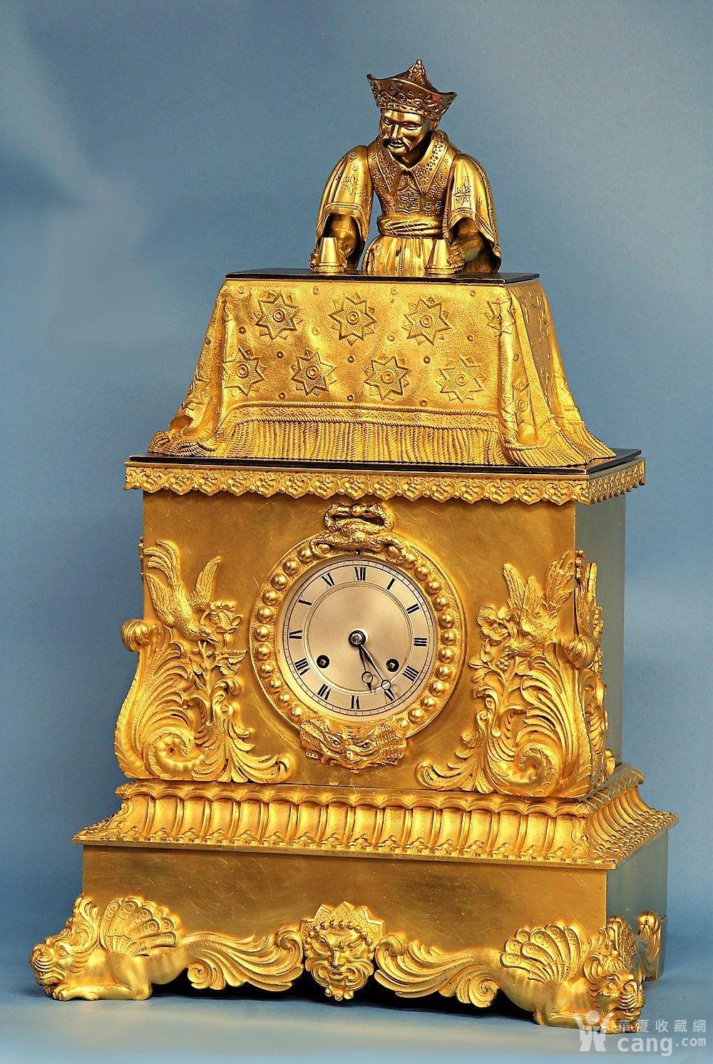 【德昌钟表】极罕中国铜人魔术师动偶钟(约1830)