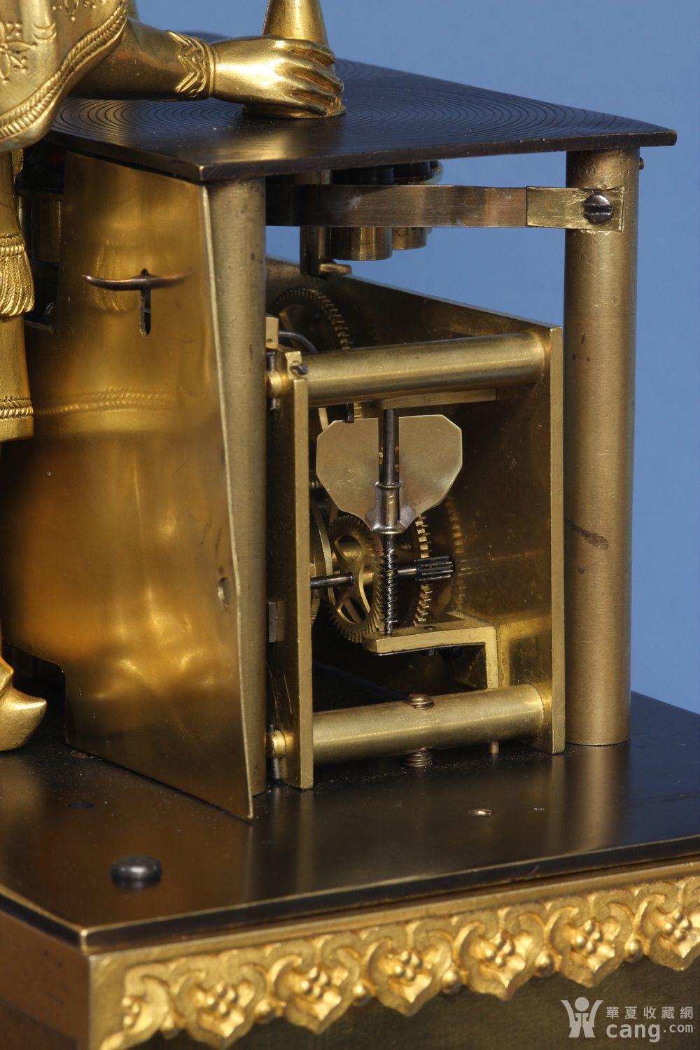 约1830)【德昌钟表】极罕中国铜人魔术师动偶钟(约1830) 故宫级别藏品