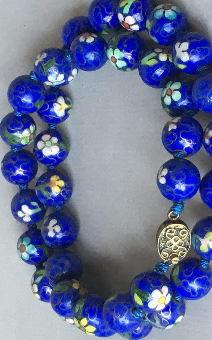 出口创汇时期景泰蓝项链