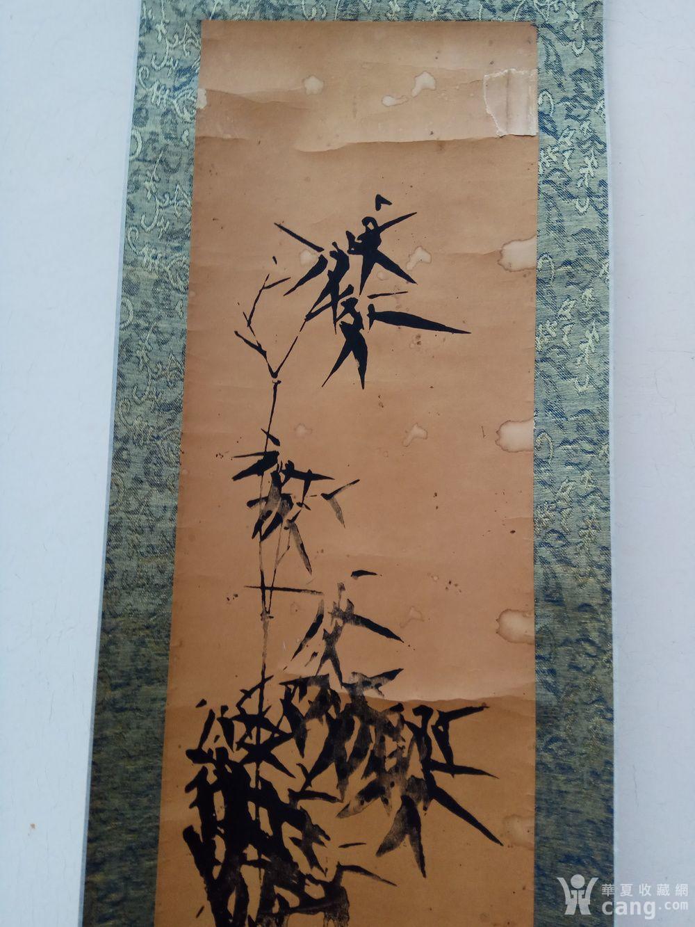 清代;郑板桥[墨竹图]皿联画.