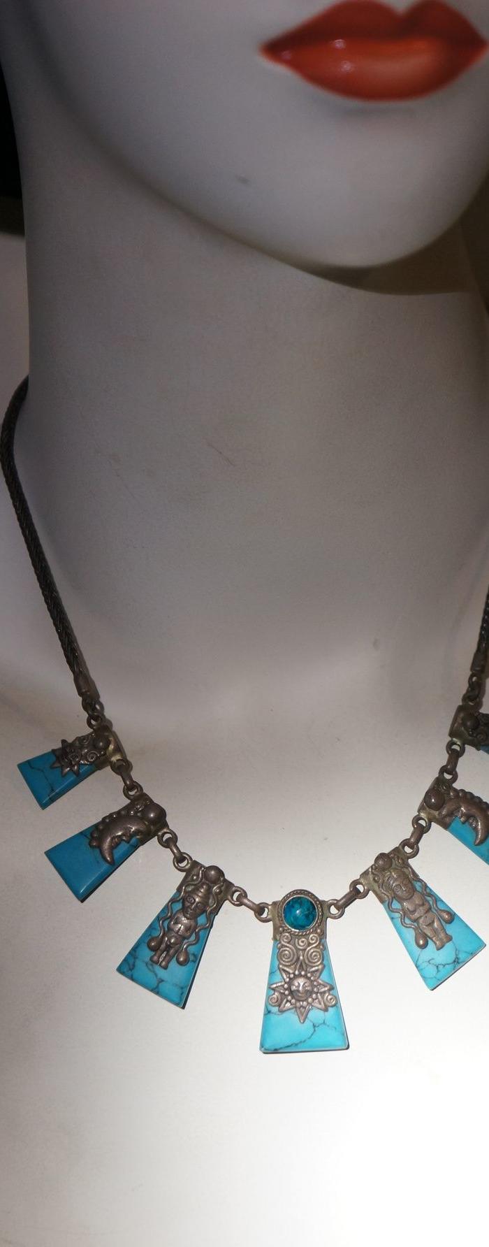 印第安老银项链_华夏古玩城_华夏收藏网