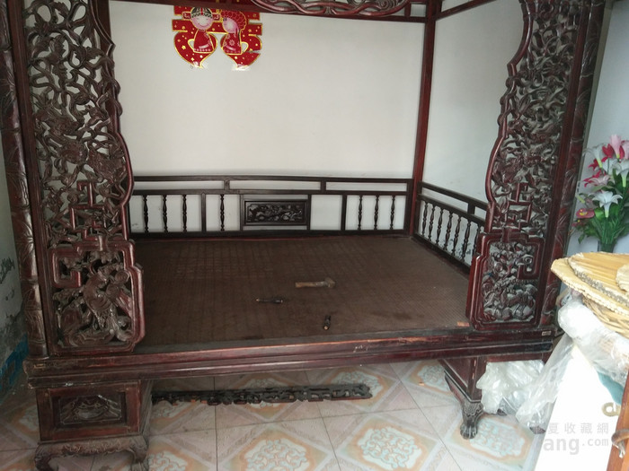 清代老顶子床