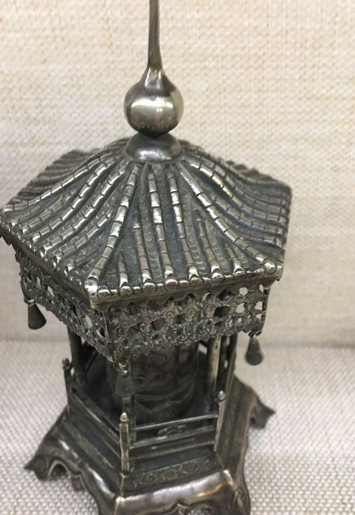 古代银器纯银摆件银塔*银器*金银器银塔银器古玩银器银塔一件