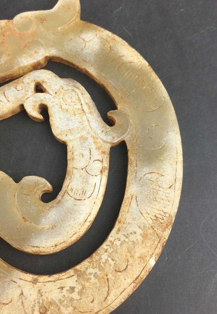 华夏古玩城 玉器 高古 > 战汉玉器古玩古董*玉佩龙 年代:秦两汉魏晋