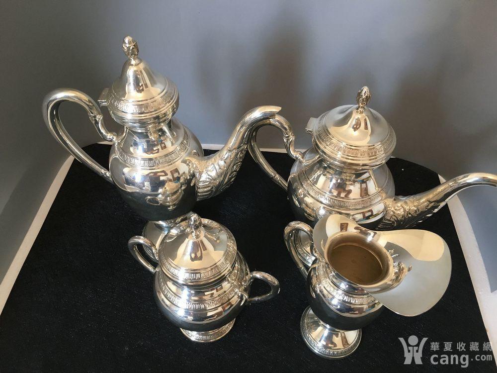 欧洲直邮 意大利银800咖啡茶餐具四件套