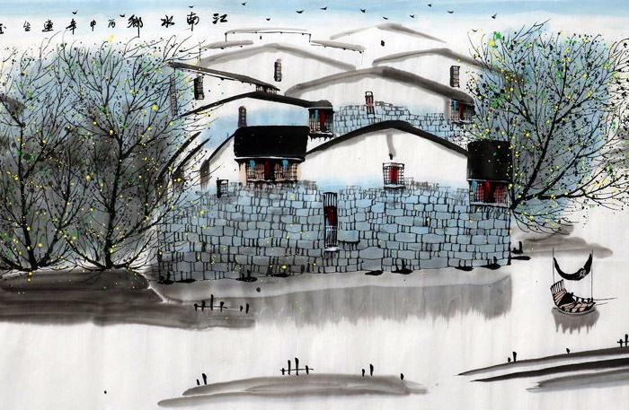 赵连生 183 四尺江南水乡