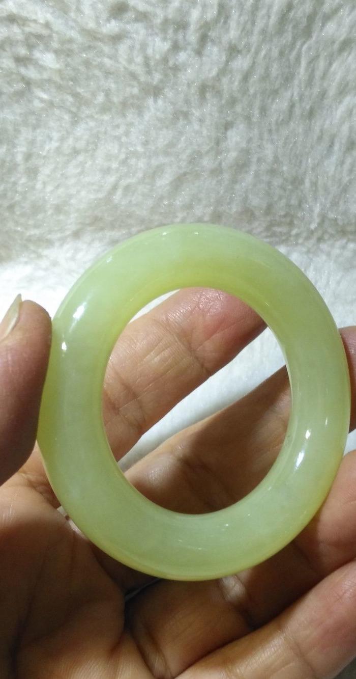 清代和田黄玉玉环