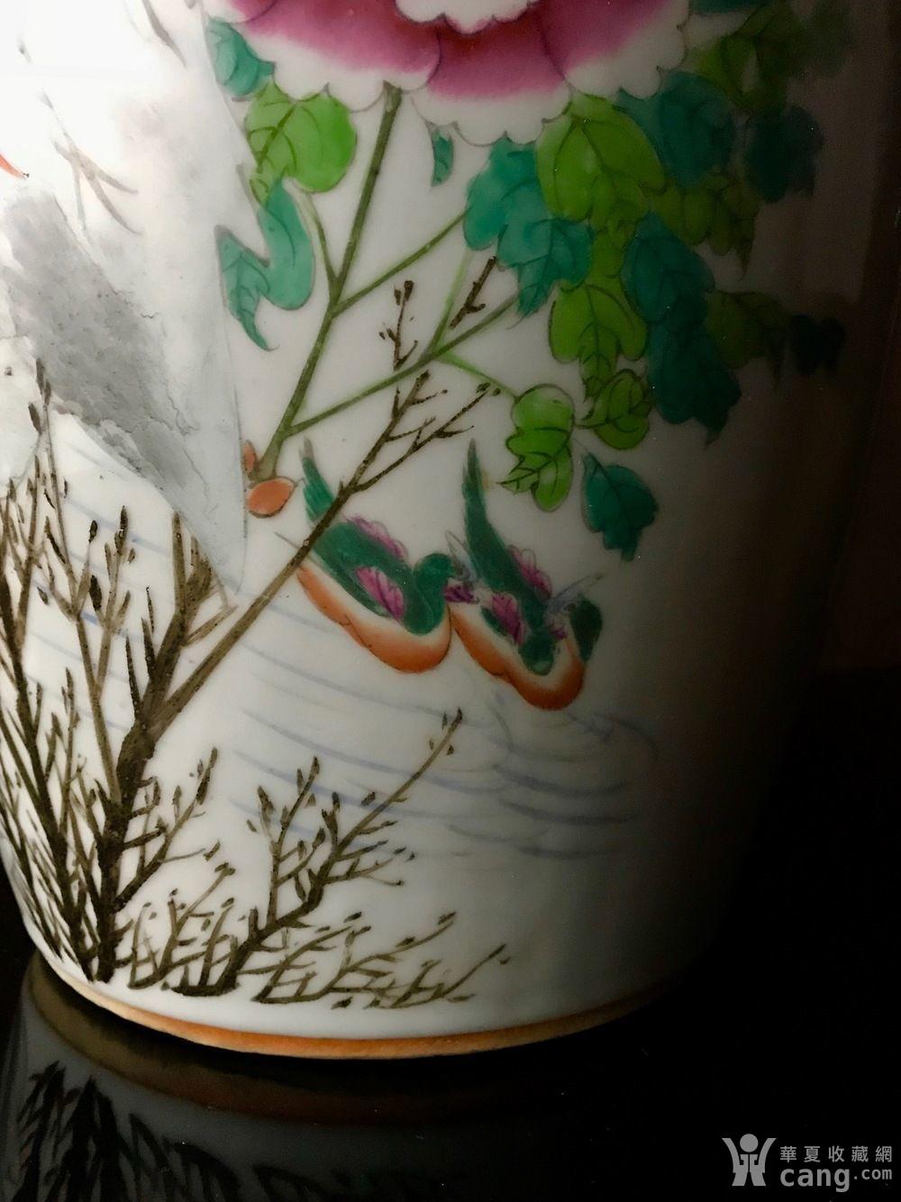 瓷器 民国 晚清民国松竹轩300件粉彩五伦图观音大瓶