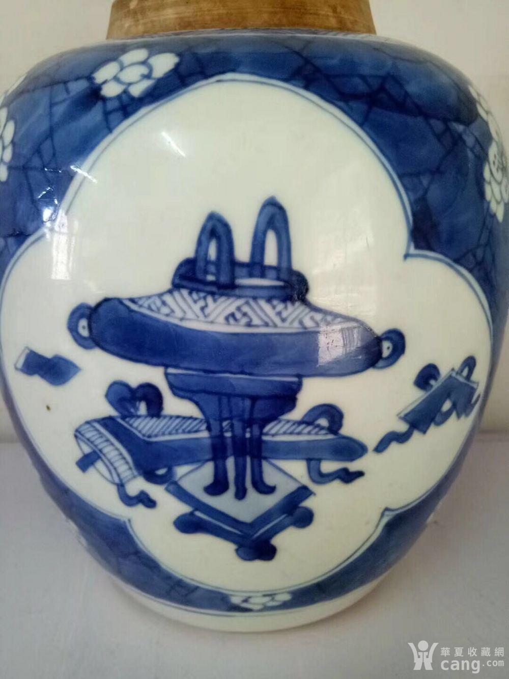 康熙开光冰梅人头罐董