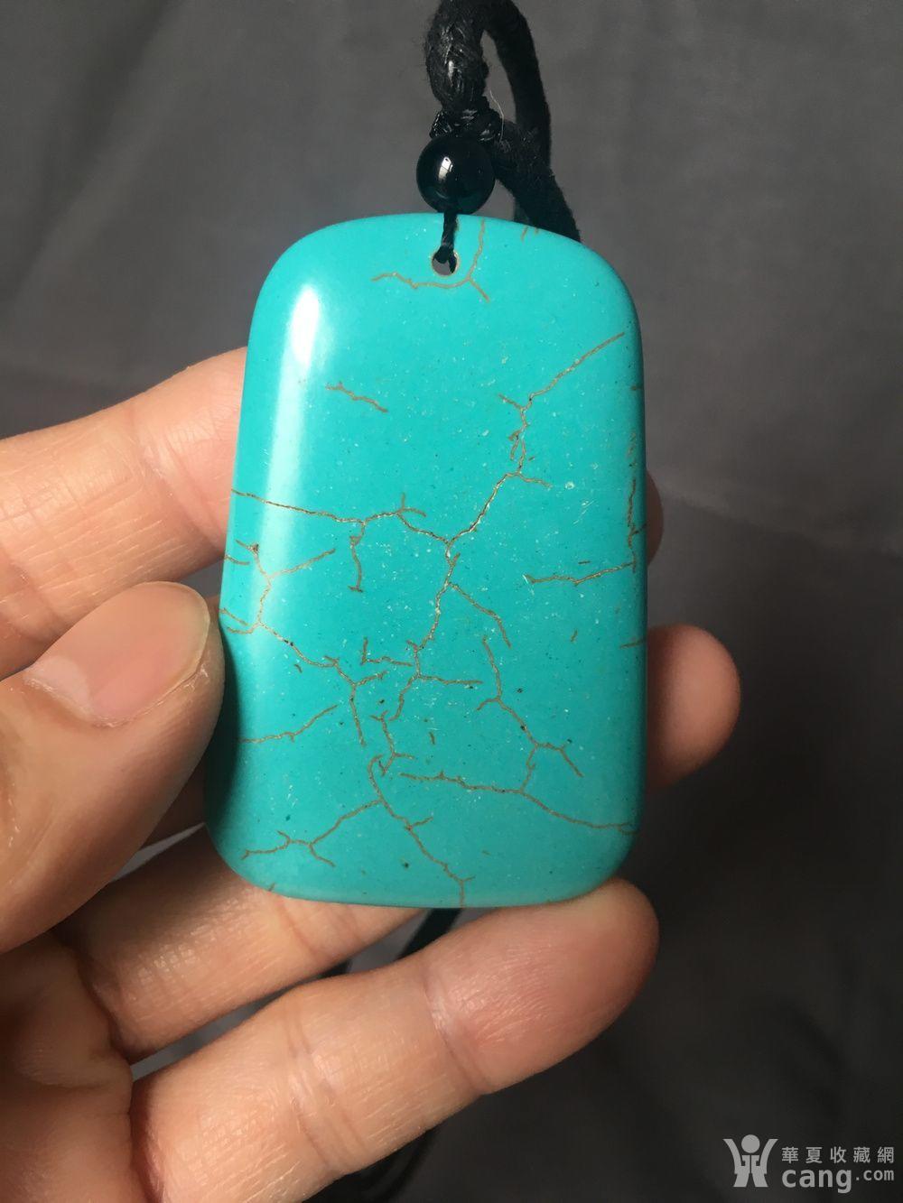 绿松石项链加吊坠牌加巴西樱桃石