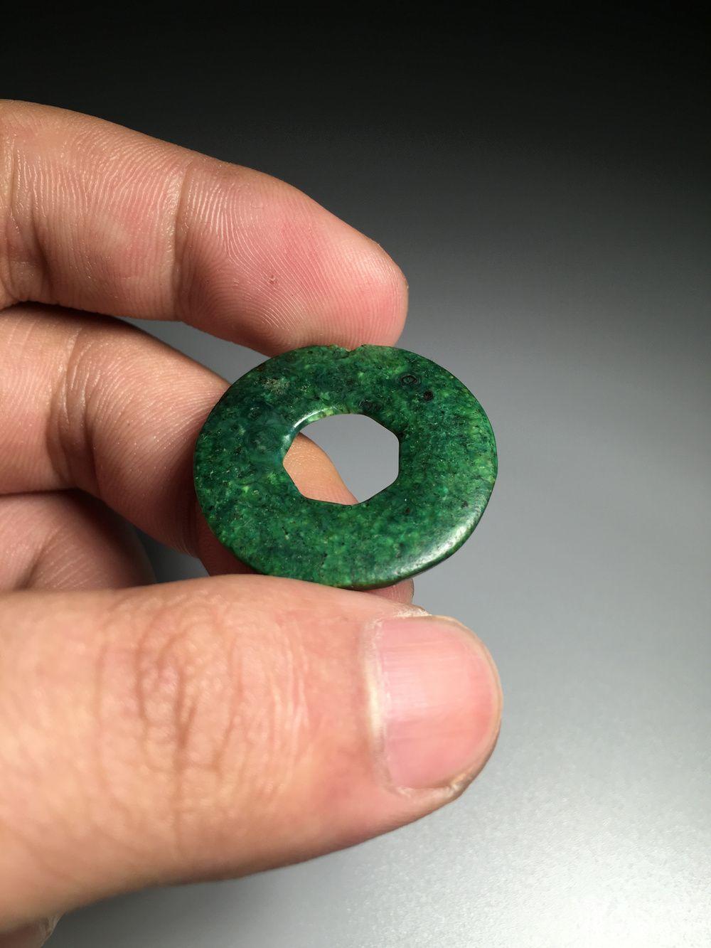 清代虬角平安扣