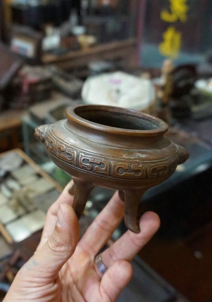 民国古董古玩珍藏杂项收藏品欧洲回流香炉