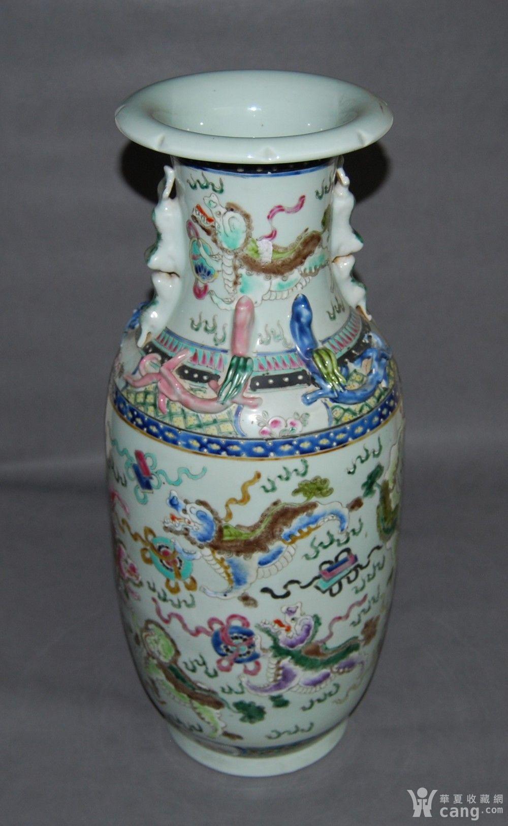 清 同治粉彩瓶r162