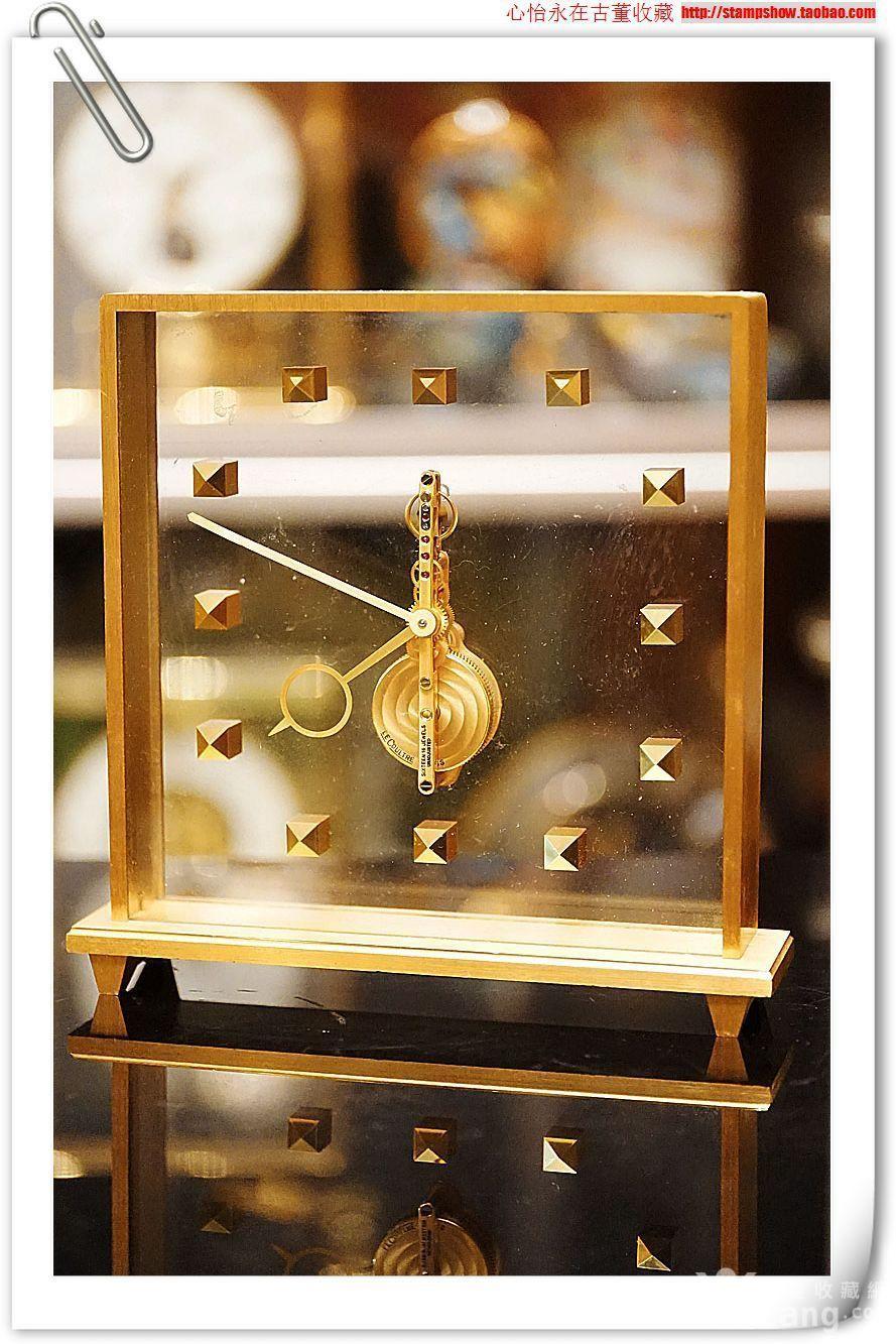 60年代积家jaeger单金桥骨架机械钟 镂空透视机芯