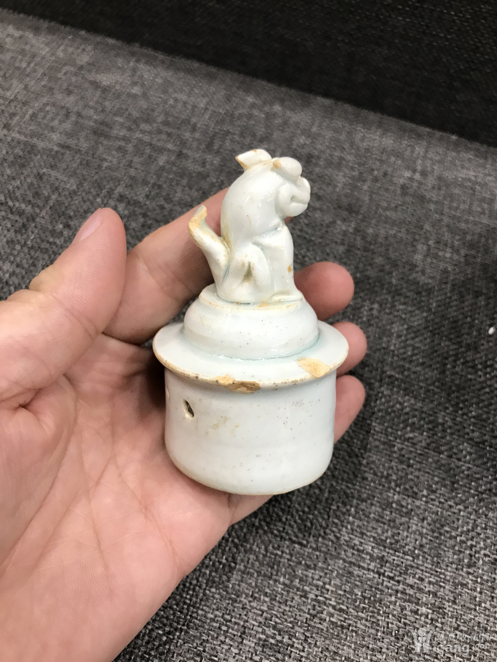 湖田窑狗头壶