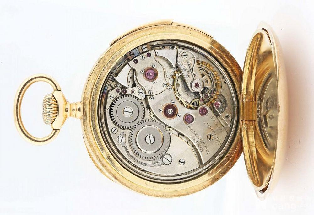 杜桑14k金 三问怀表