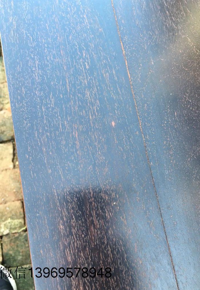 传世小叶紫檀牛毛纹长条案