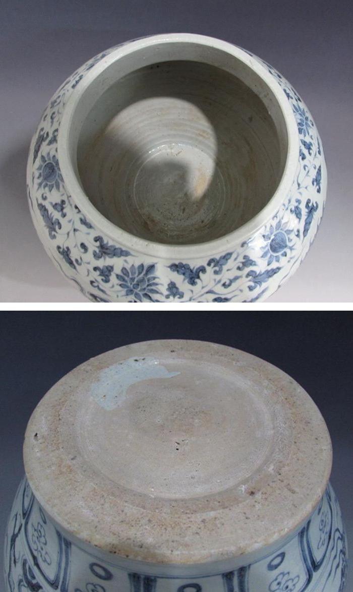 元青花双龙纹大罐